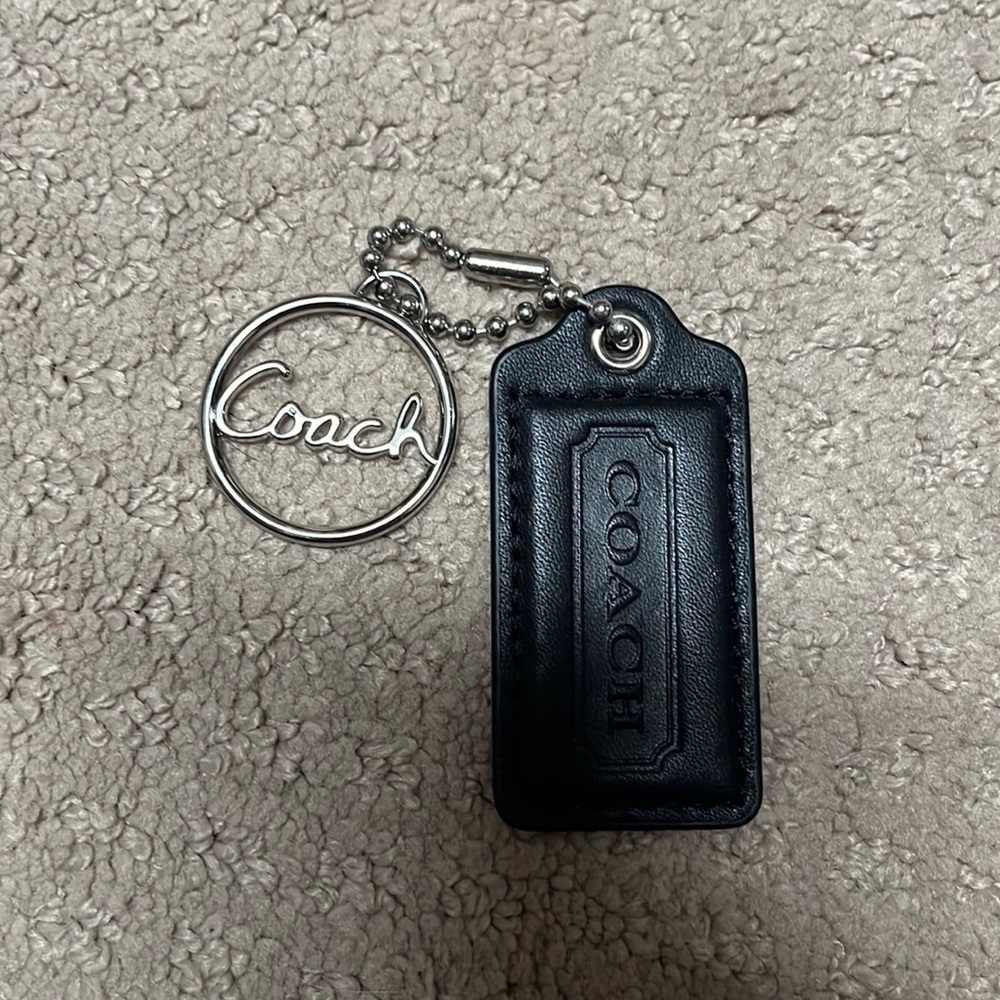 Coach bag charm/key chain